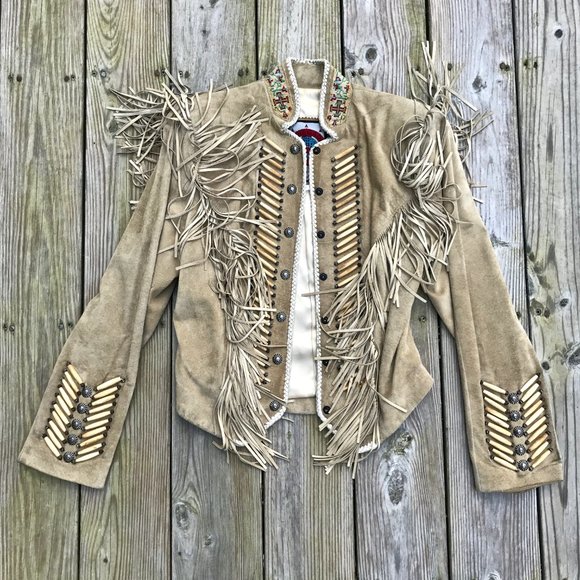 Suede Renegade Rodeo-Style Jacket - Picture 1 of 15